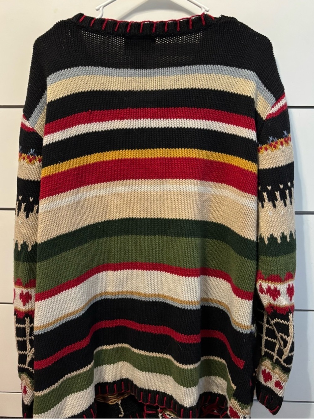 Vintage Farmhouse Knit Cardigan Sweater - Picture 3 of 6